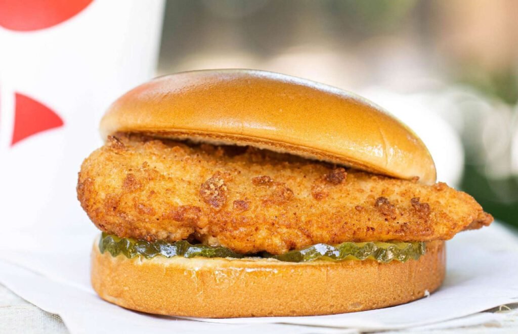 Fried chicken sandwich
