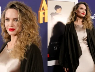 Angelina Jolie Debuts Beachy Curls